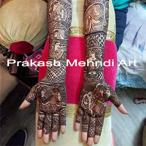 Bridal Mehandi Designer Rangpuri